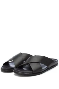 Xti Sandalia De Hombre, Marron Oscuro Online
