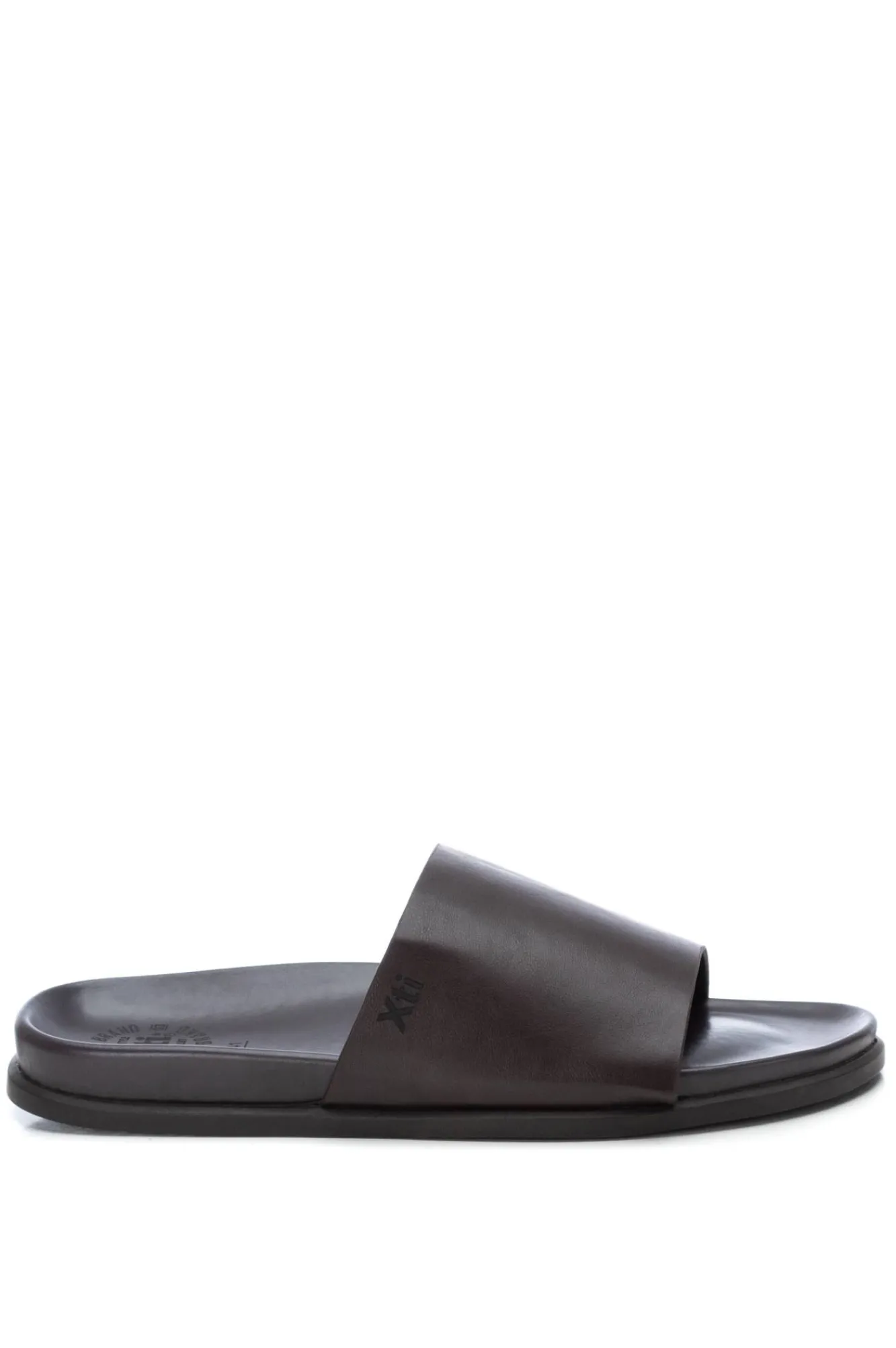Xti Sandalia De Hombre, Marron Oscuro Clearance