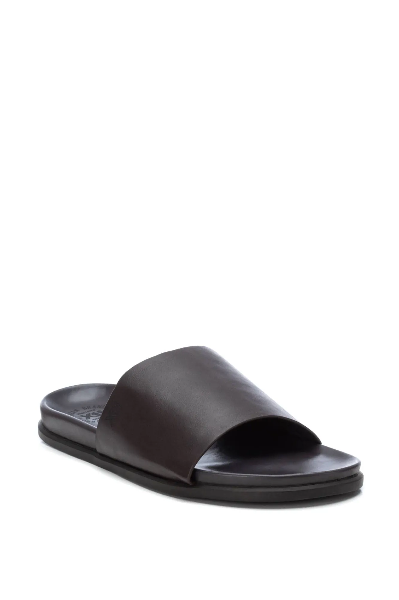 Xti Sandalia De Hombre, Marron Oscuro Clearance