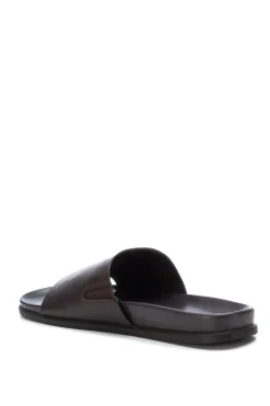 Xti Sandalia De Hombre, Marron Oscuro Clearance