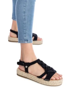 Xti Sandalia De Mujer, Negro Clearance