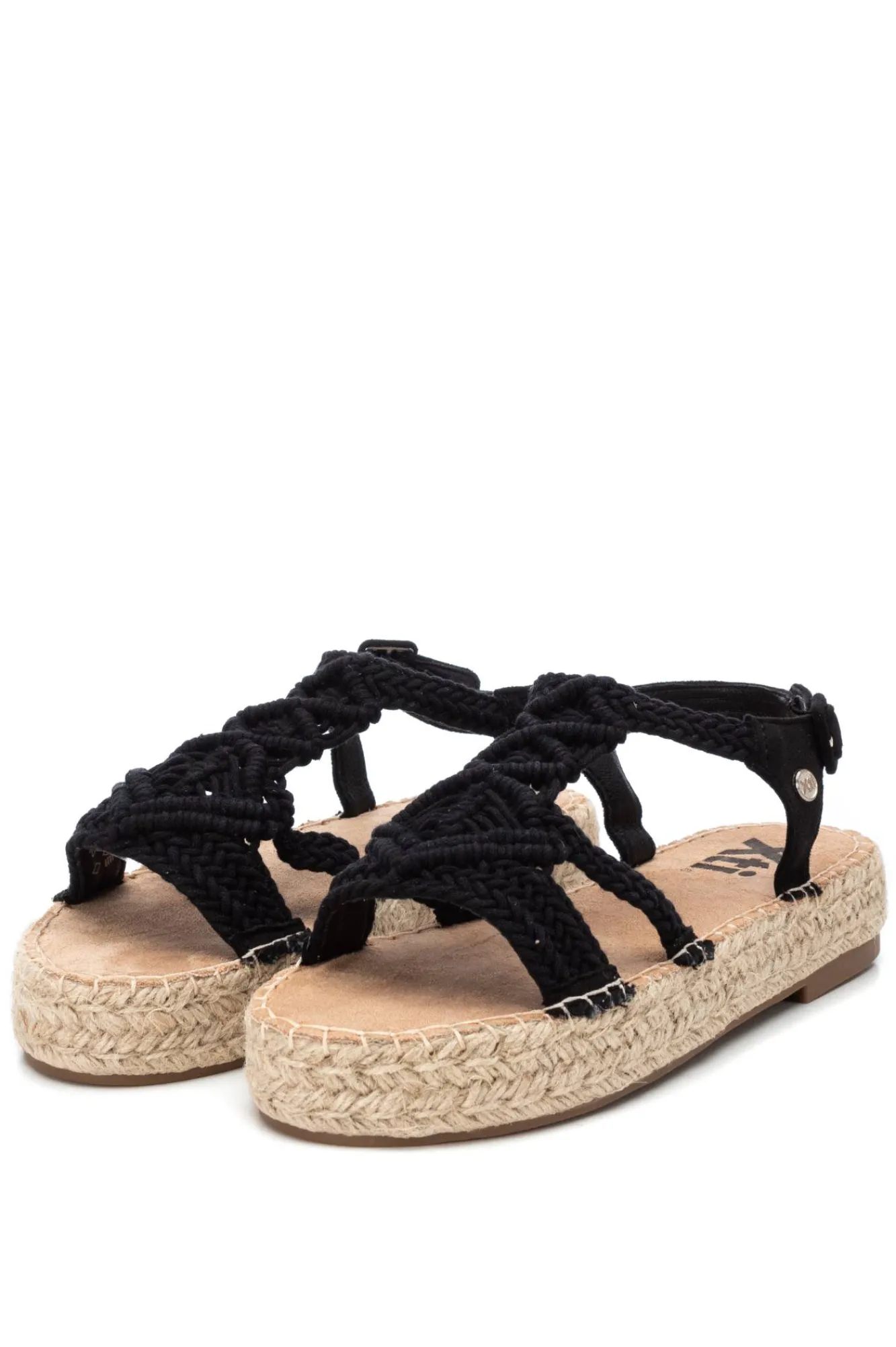 Xti Sandalia De Mujer, Negro Clearance