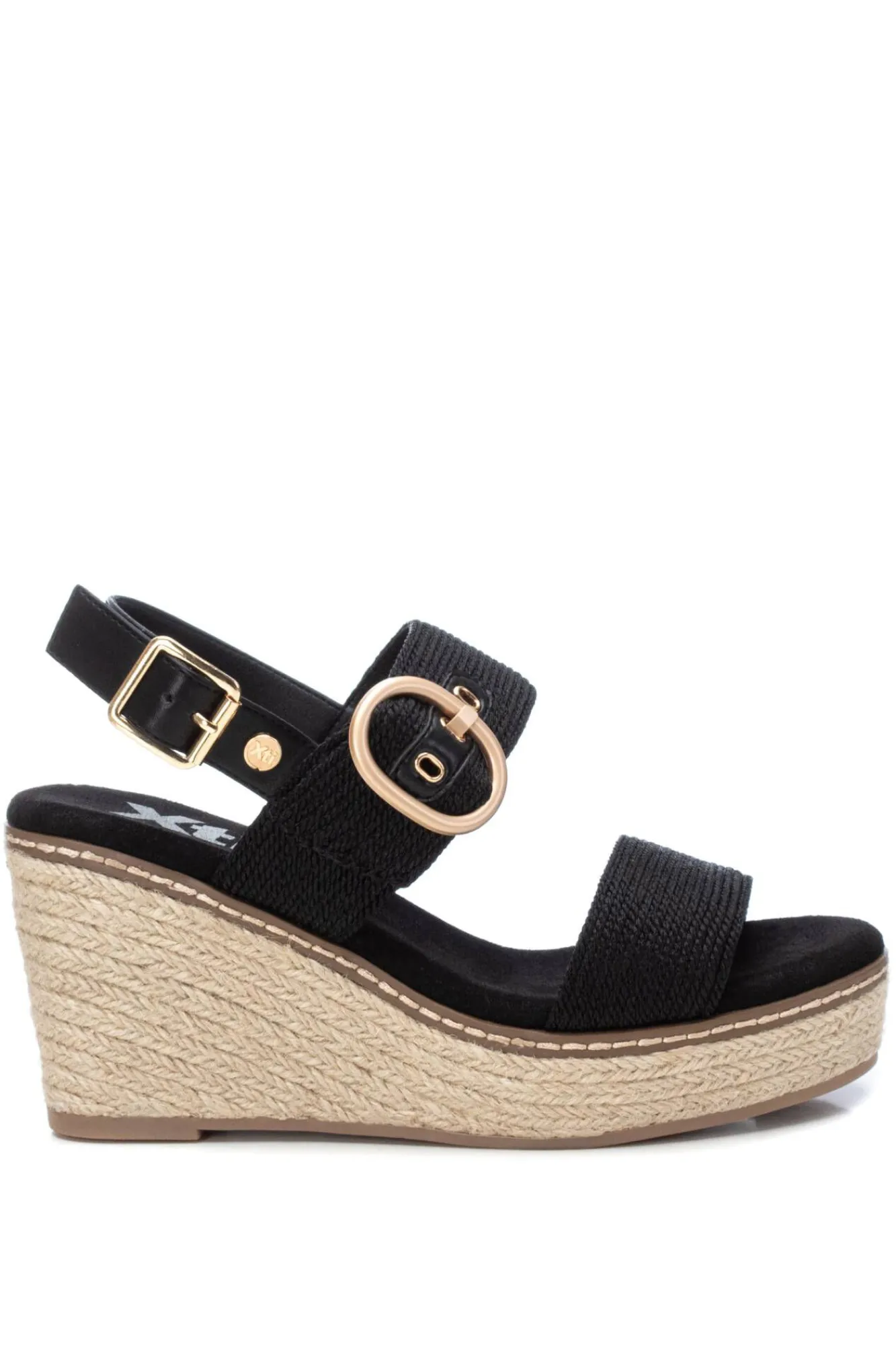 Xti Sandalia De Mujer, Negro Discount