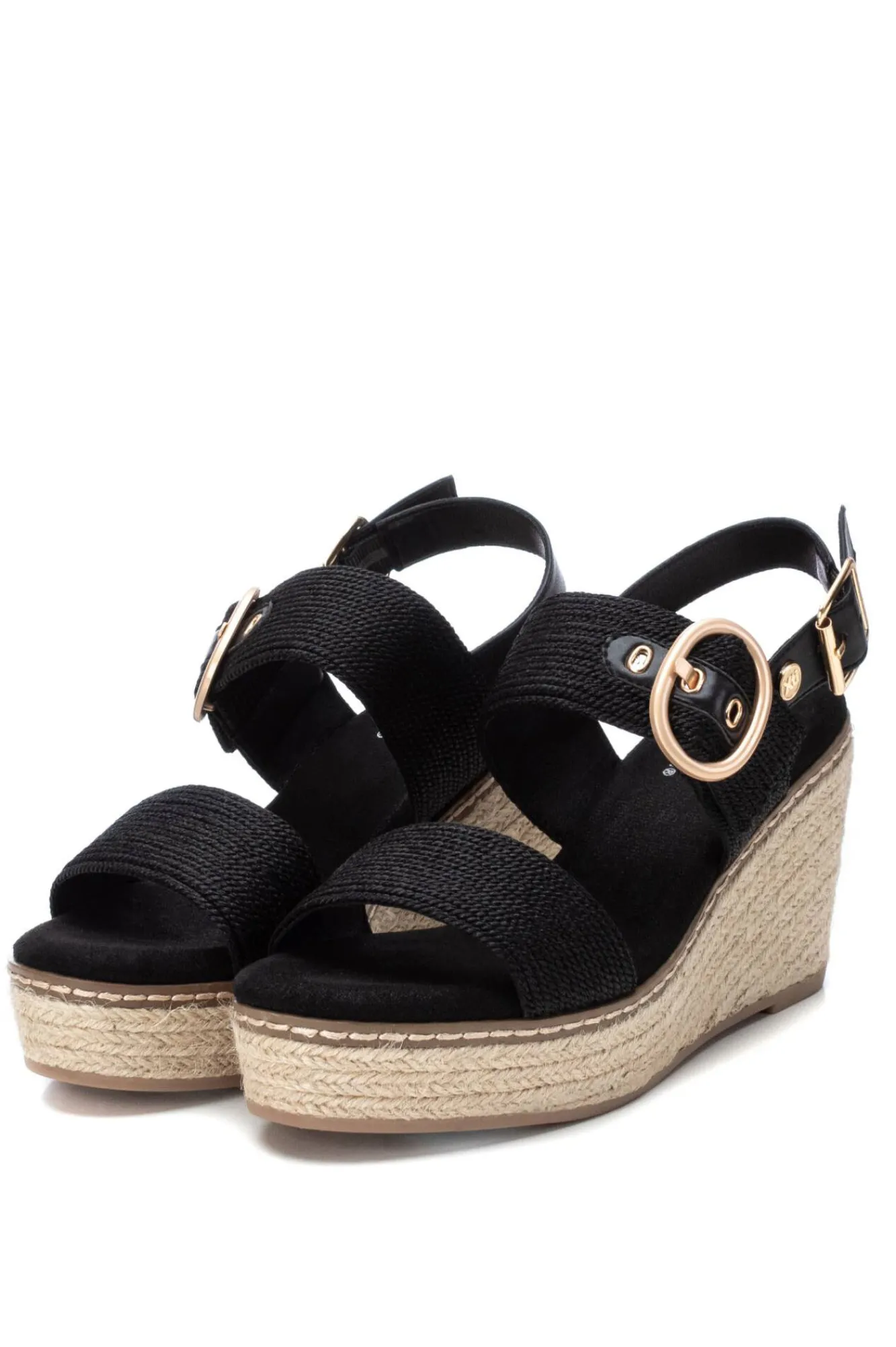 Xti Sandalia De Mujer, Negro Discount