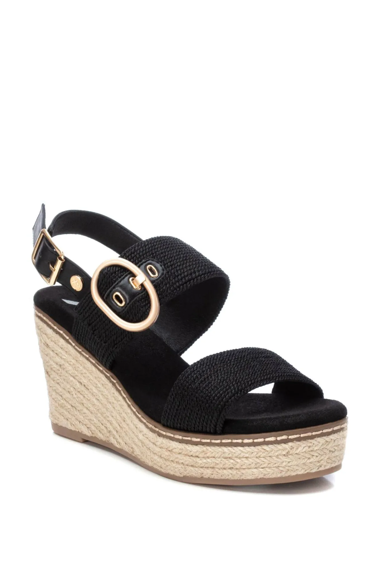 Xti Sandalia De Mujer, Negro Discount