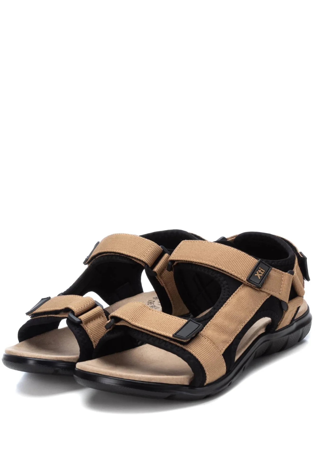 Xti Sandalia Estilo Trekking De Hombre, Tostado Outlet