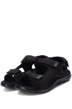 Xti Sandalia Estilo Trekking De Hombre, Negro Online