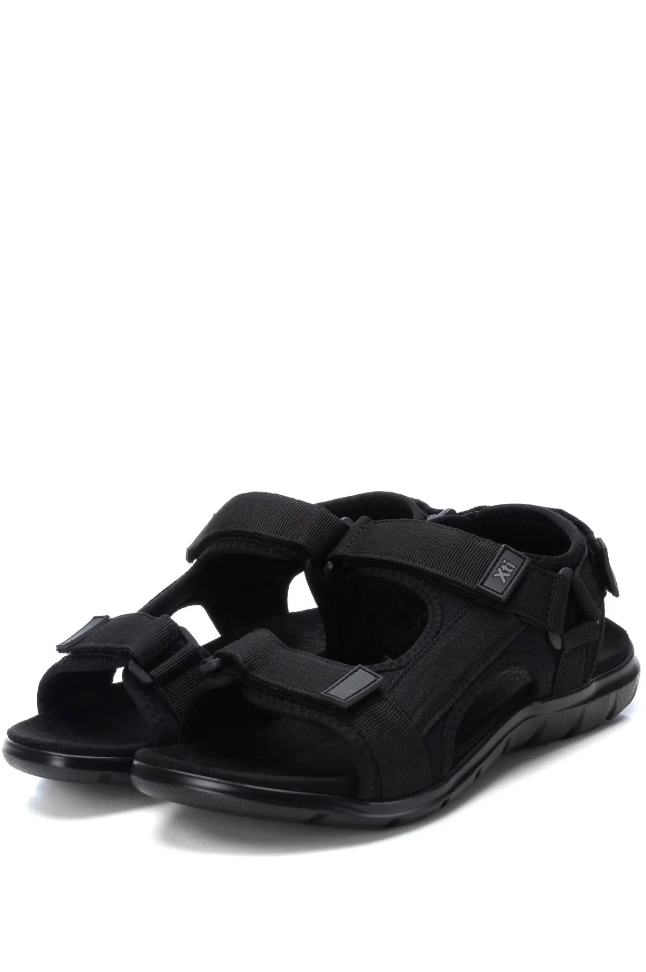Xti Sandalia Estilo Trekking De Hombre, Negro Online