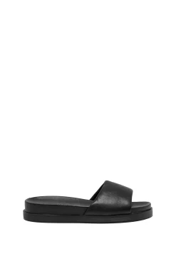 Only Sandalia Plana Tira Negro