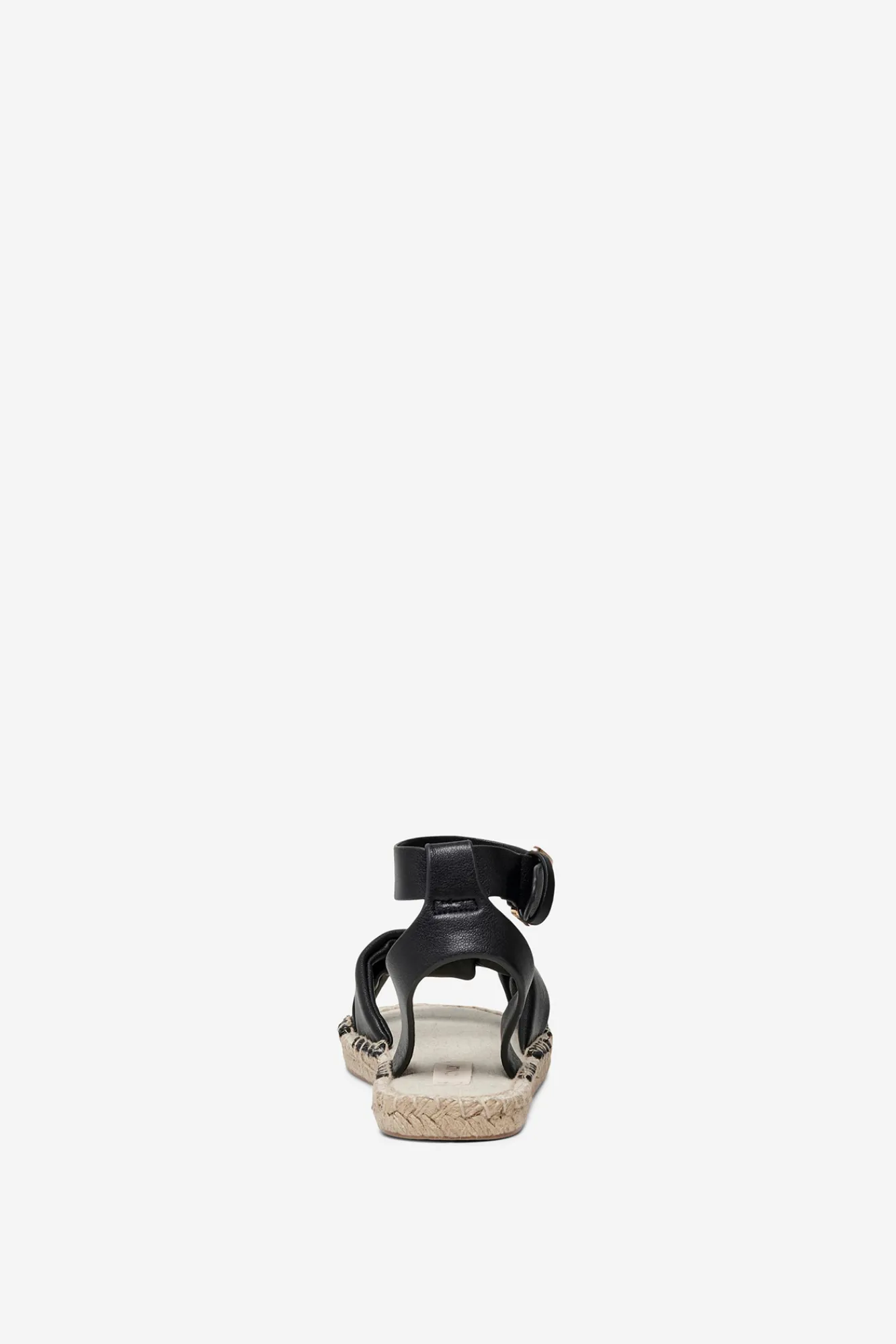 Only Sandalia Suela De Yute Negro New