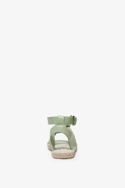 Only Sandalia Suela De Yute Verde Outlet