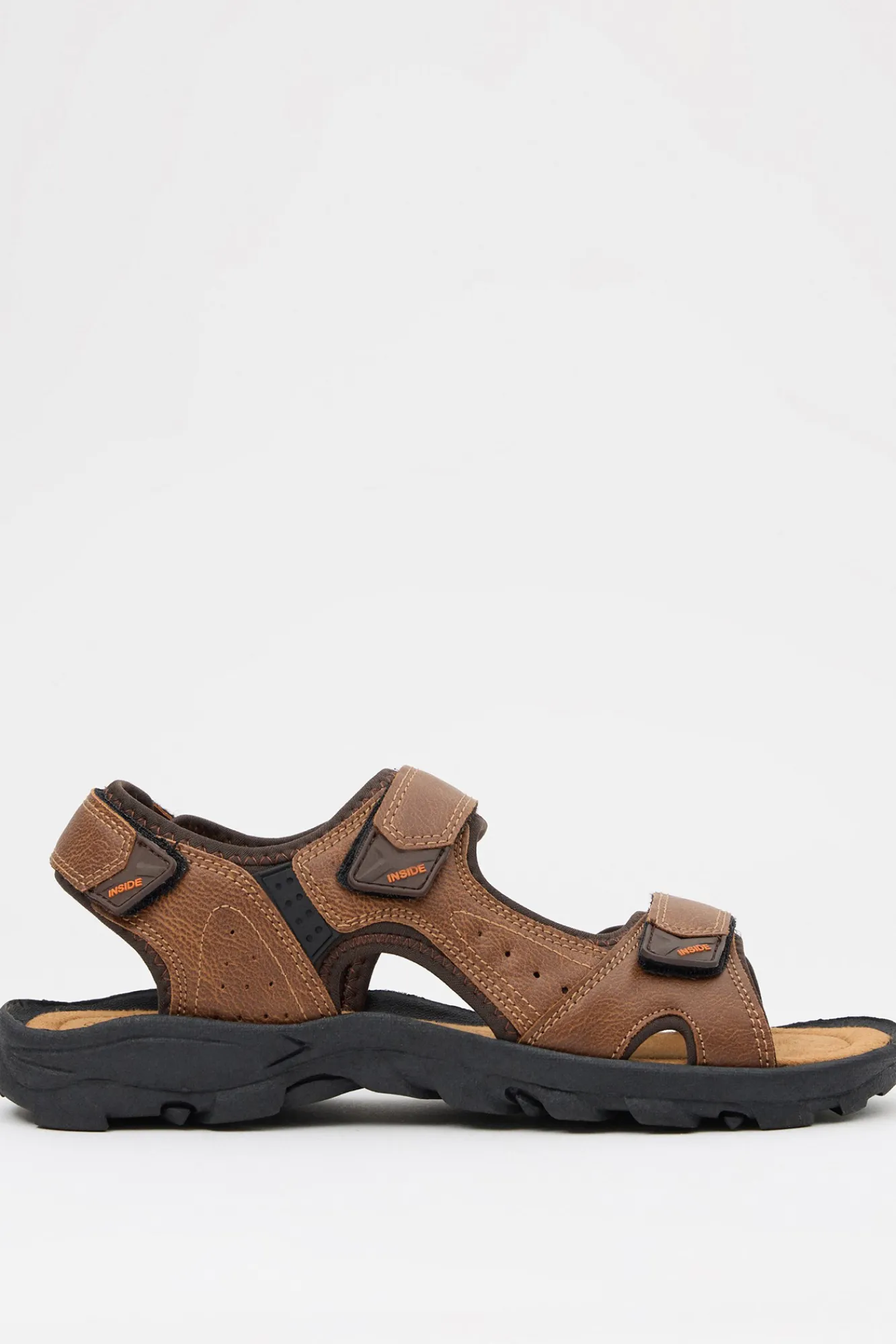Inside Sandalia Velcro Cangrejera Spo Marron Medio Hot