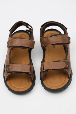 Inside Sandalia Velcro Cangrejera Spo Marron Medio Hot