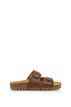 Mustang Sandalias Adam De Hombre Marron Medio Discount