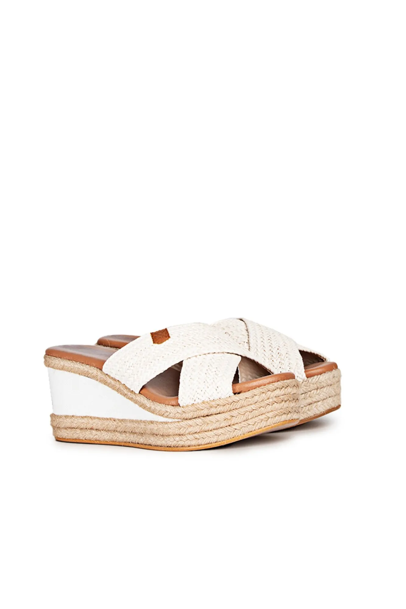 Popa Sandalias Albufera Trenza Blanco Best