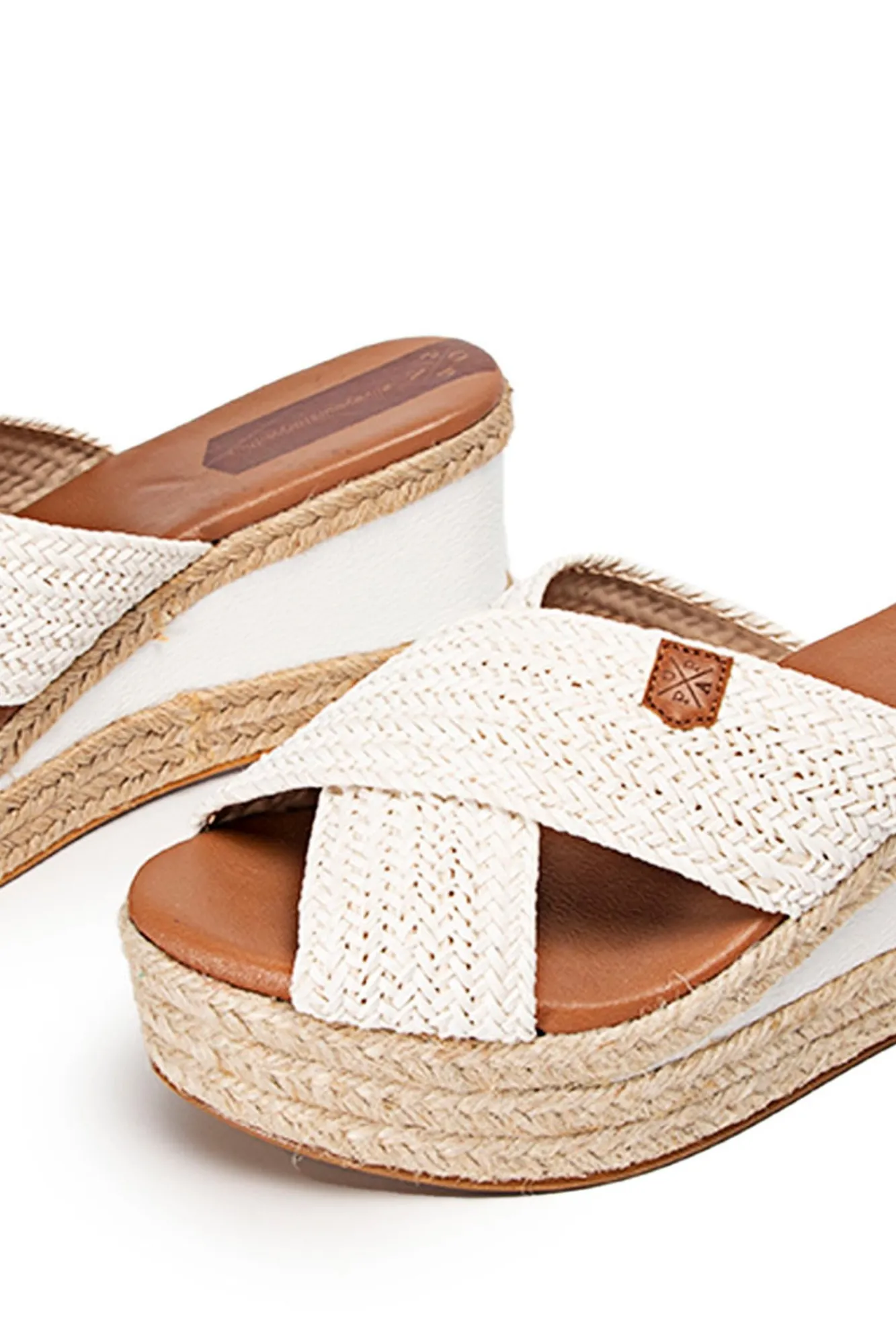 Popa Sandalias Albufera Trenza Blanco Best