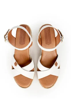 Popa Sandalias Clifton Piel Blanco New