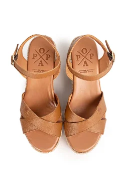 Popa Sandalias Clifton Piel Cuero Marron Best