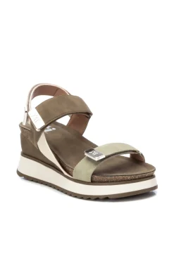Xti Sandalias Con Cuna Kaki Sale