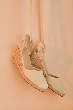 Women'secret Sandalias Cuna Beige Nude New