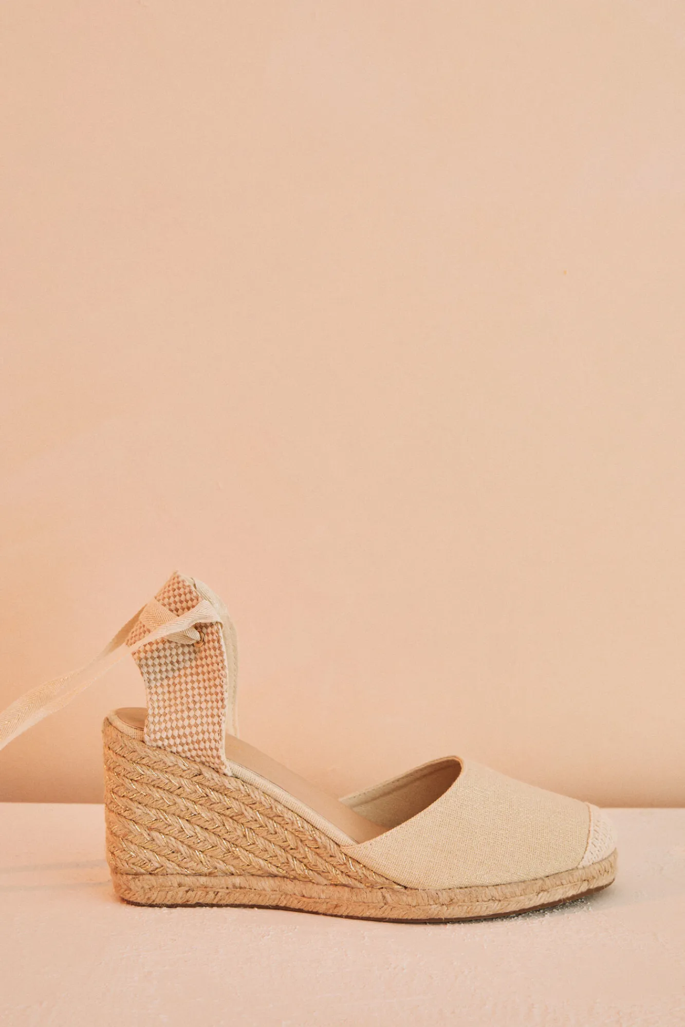 Women'secret Sandalias Cuna Beige Nude New