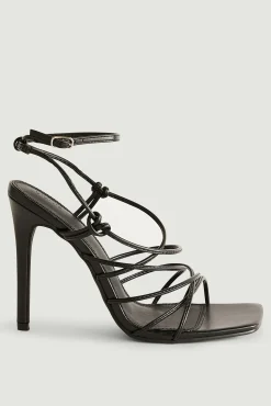 Pimkie Sandalias De Tacon Negro Outlet