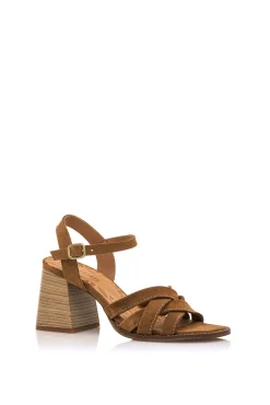 Mustang Sandalias De Tacon 50549 Marron Claro Sale