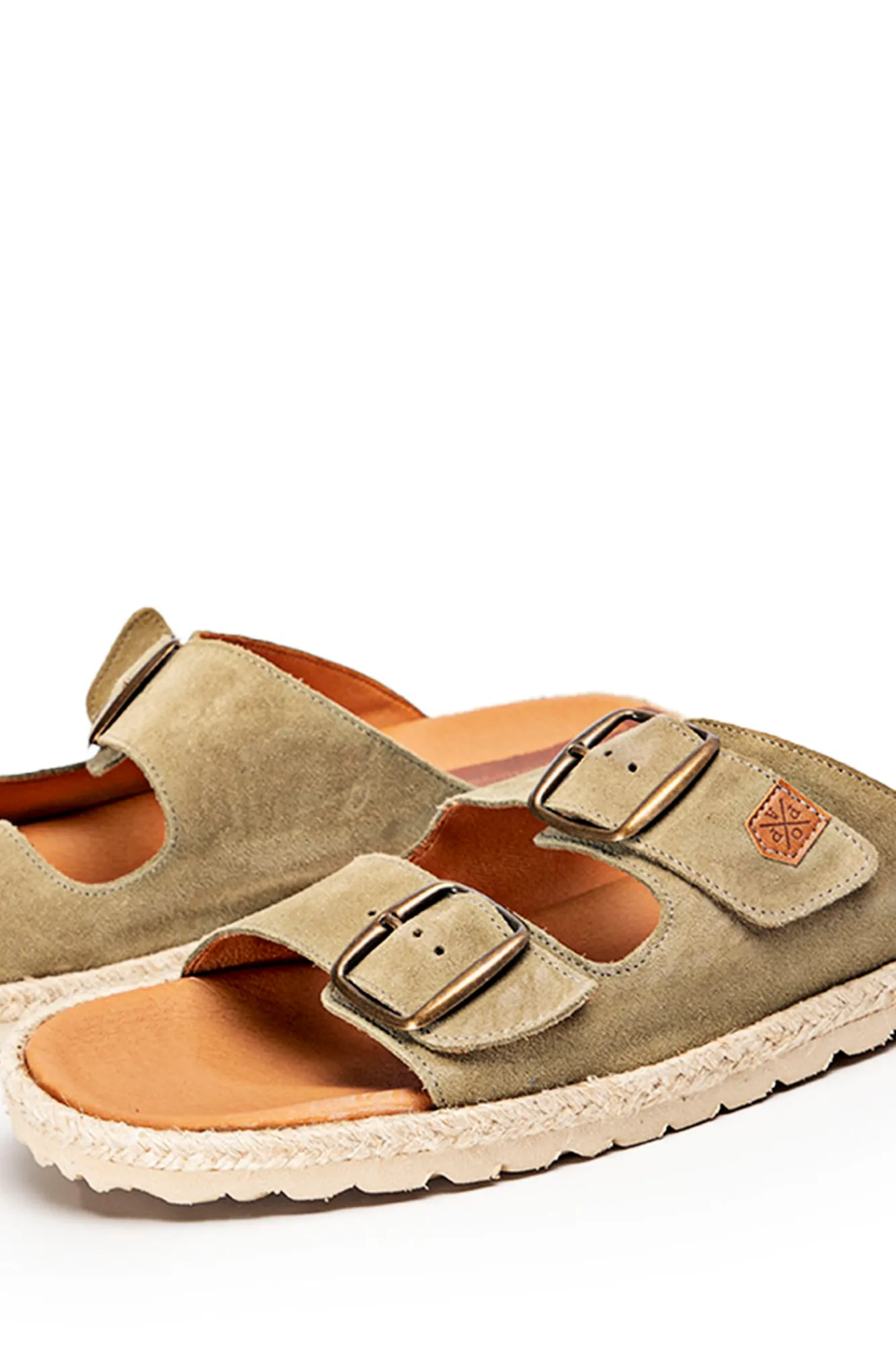 Popa Sandalias Icacos Serraje Kaki Verde Sale
