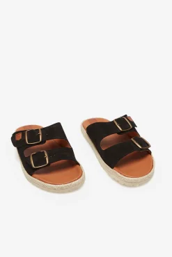 Popa Sandalias Icacos Serraje Negro Sale