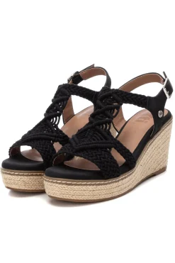 Xti Sandalias Macrame Con Cuna Negro Discount
