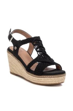 Xti Sandalias Macrame Con Cuna Negro Discount