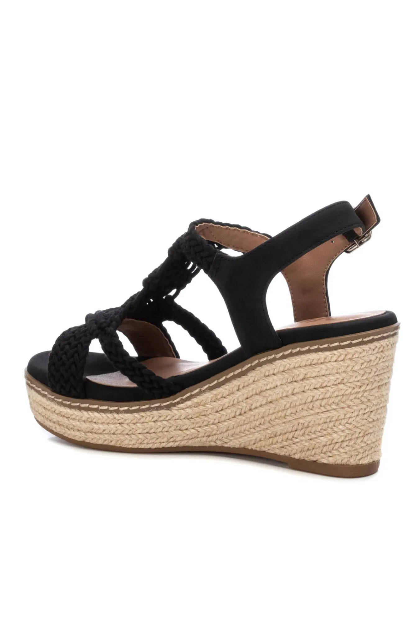 Xti Sandalias Macrame Con Cuna Negro Discount