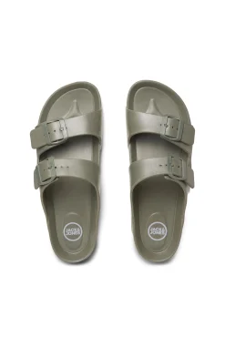 Jack & Jones Sandalias Slip On Monocolor Verde Best
