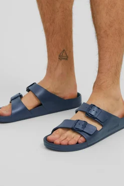 Jack & Jones Sandalias Slip On Monocolor Navy Sale