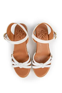 Popa Sandalias Tampa Cohibamanchester Blanco Clearance