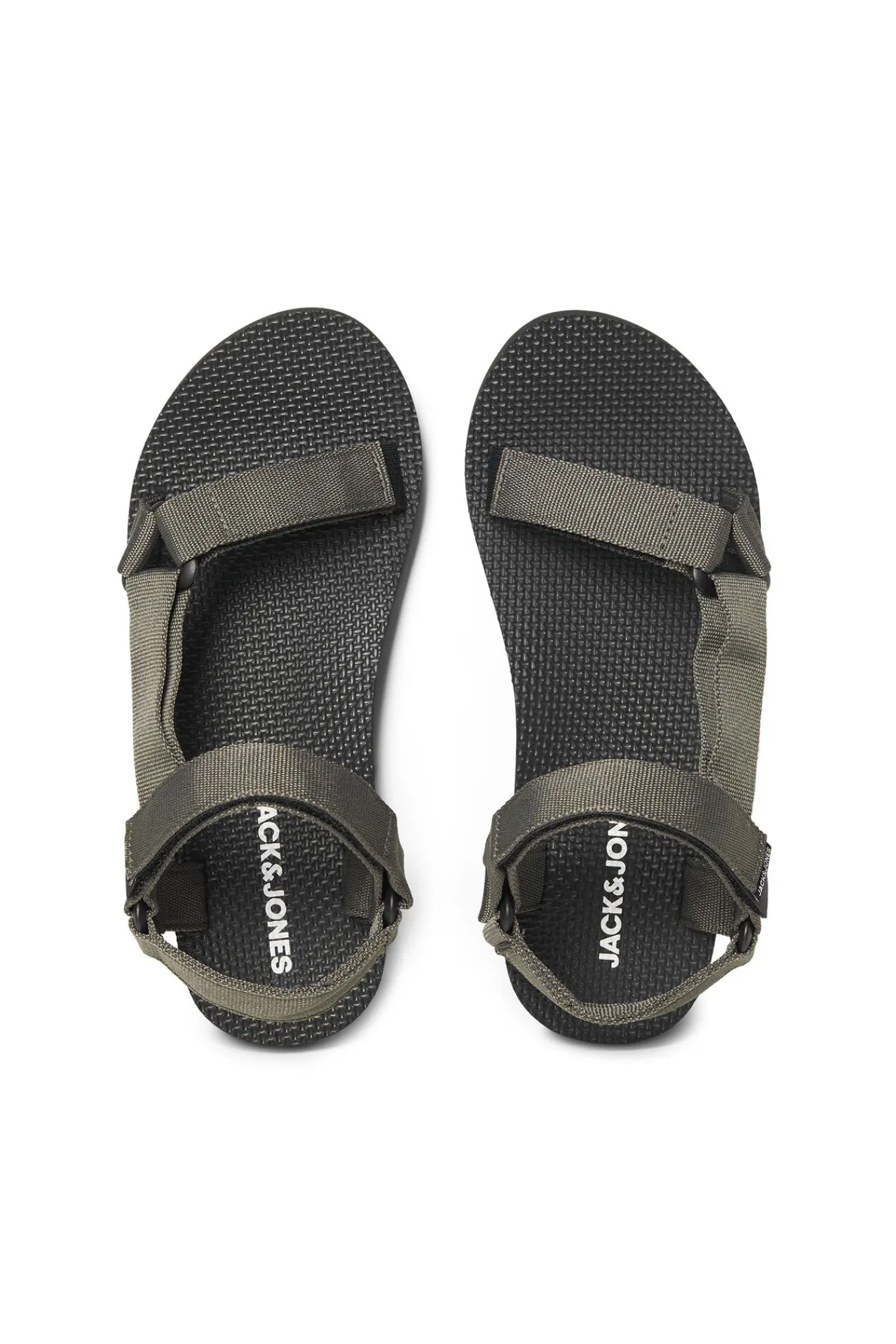 Jack & Jones Sandalias Tiras Microfibra Verde