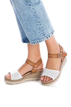 Xti Sandalias Troqueladas Con Cuna Blanco Hot