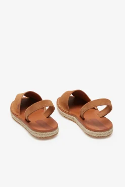 Popa Sandalias Vila Serraje Cuero Marron Oscuro Hot