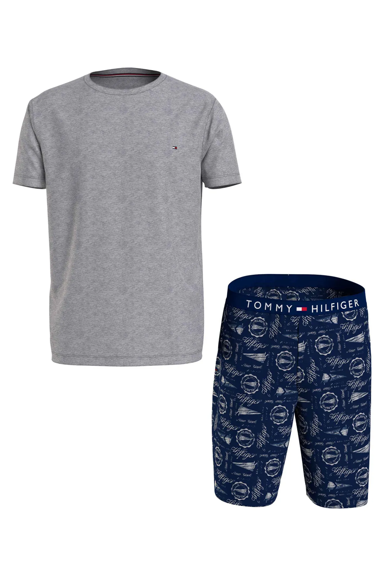 * Set De Short Y Camiseta Estampado New