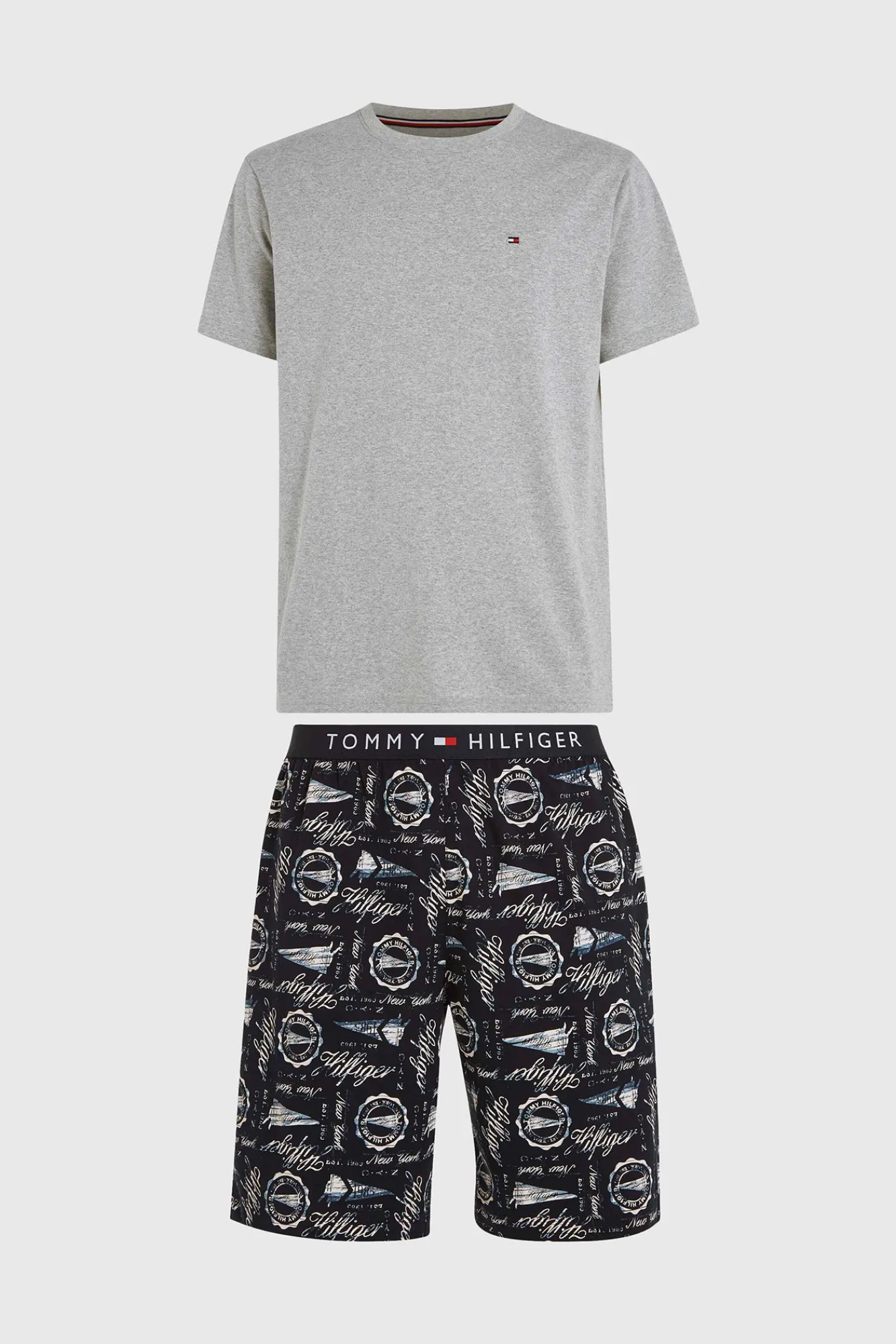 * Set De Short Y Camiseta Estampado New