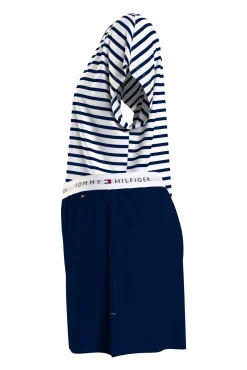 * Set De Short Y Camiseta De Rayas Estampado Hot