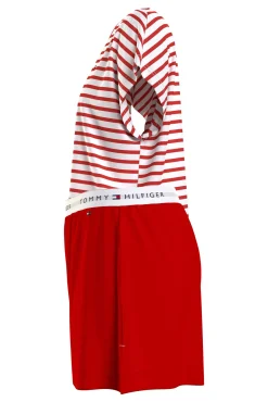 * Set De Short Y Camiseta De Rayas Estampado Hot