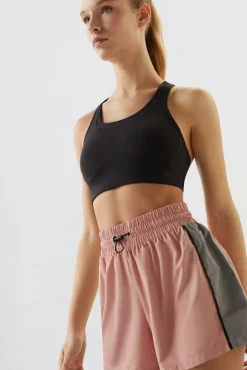 Dash and Stars Short Color Block Rosa Hot