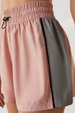 Dash and Stars Short Color Block Rosa Hot