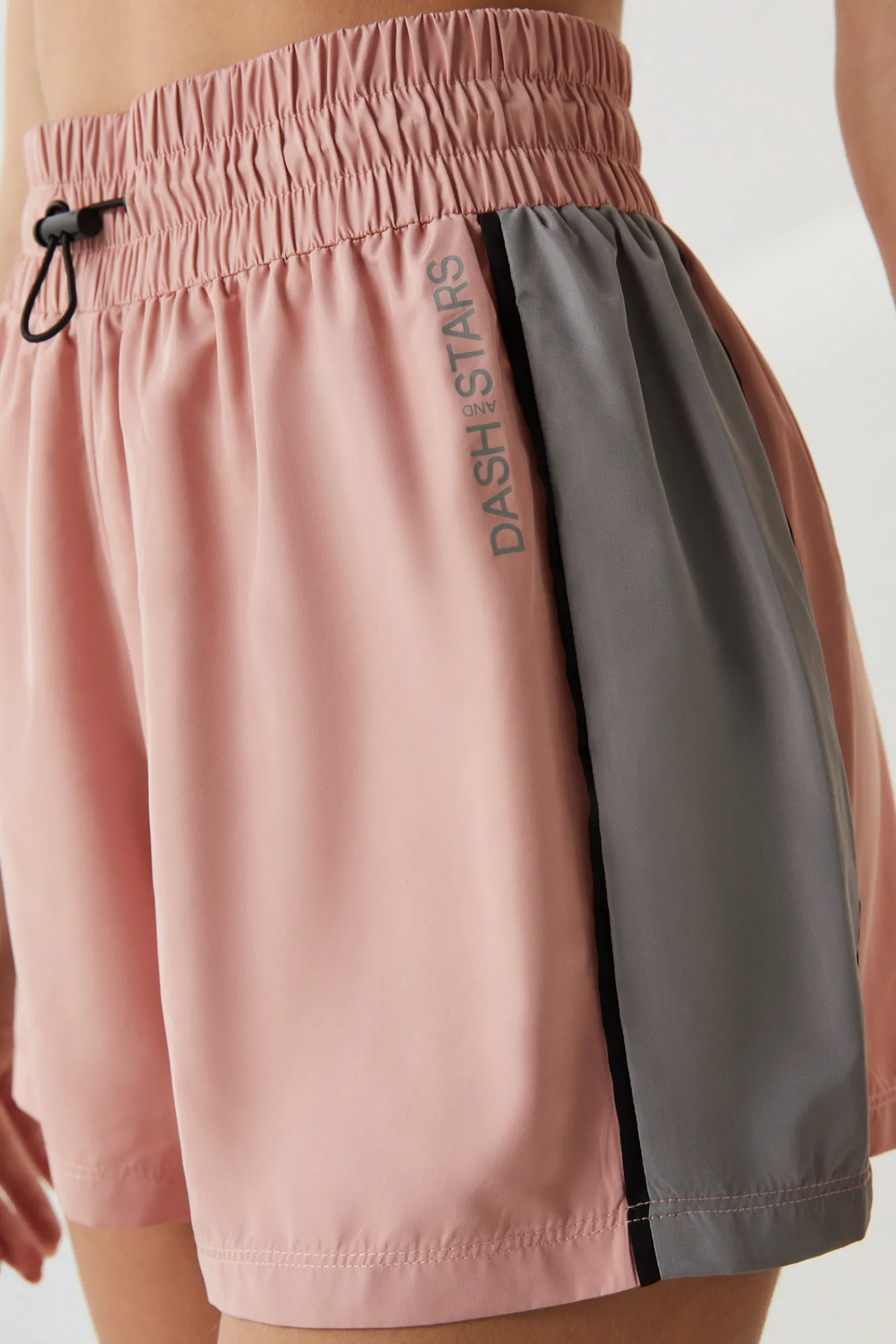 Dash and Stars Short Color Block Rosa Hot
