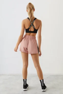 Dash and Stars Short Color Block Rosa Hot