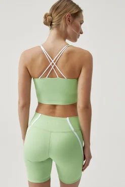 Born Living Yoga Short Daira Juice/White Verde New