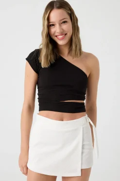 Inside Short Falda Hebilla Blanco Online