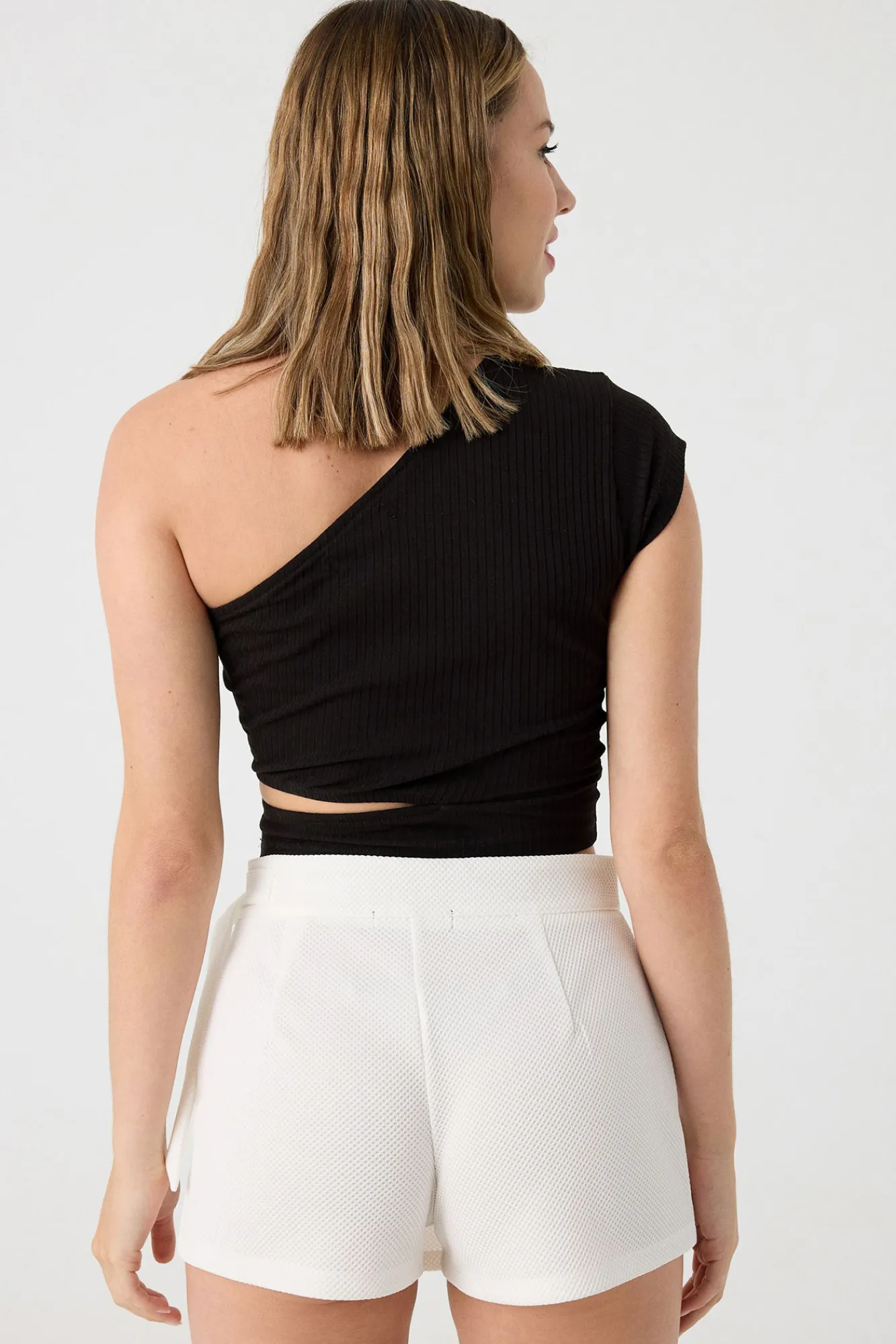 Inside Short Falda Hebilla Blanco Online