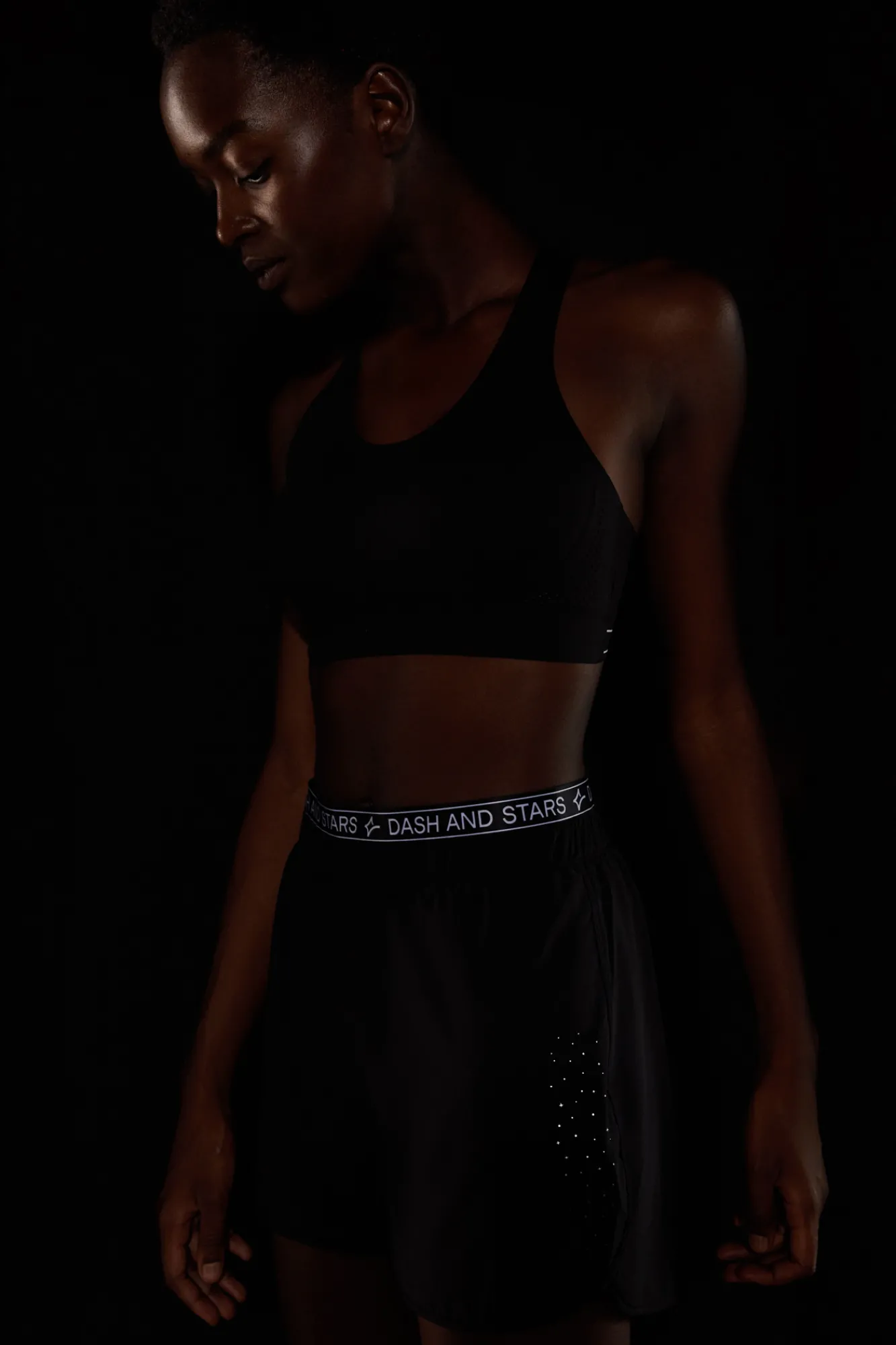 Dash and Stars Short Malla Negro Discount
